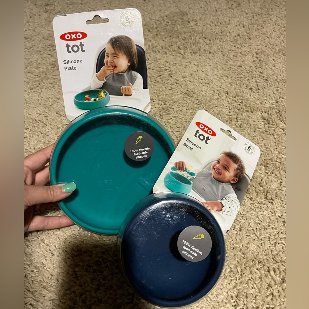 NWT OXO Tot Bowl and Plate for Toddlers
